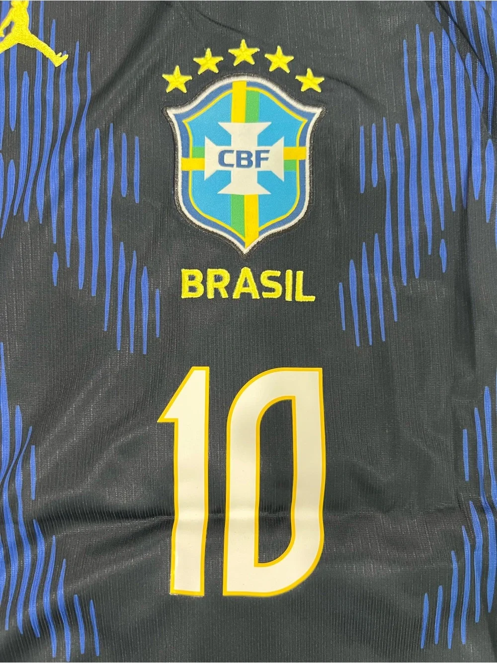 Jordan Brand Nike Brazil World Cup Away Jersey Neymar Jr #10 Men’s L